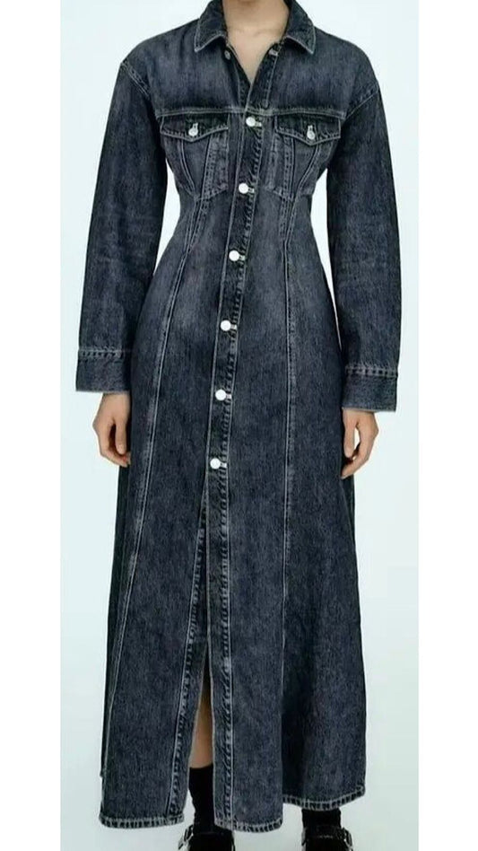 Long Denim Dress