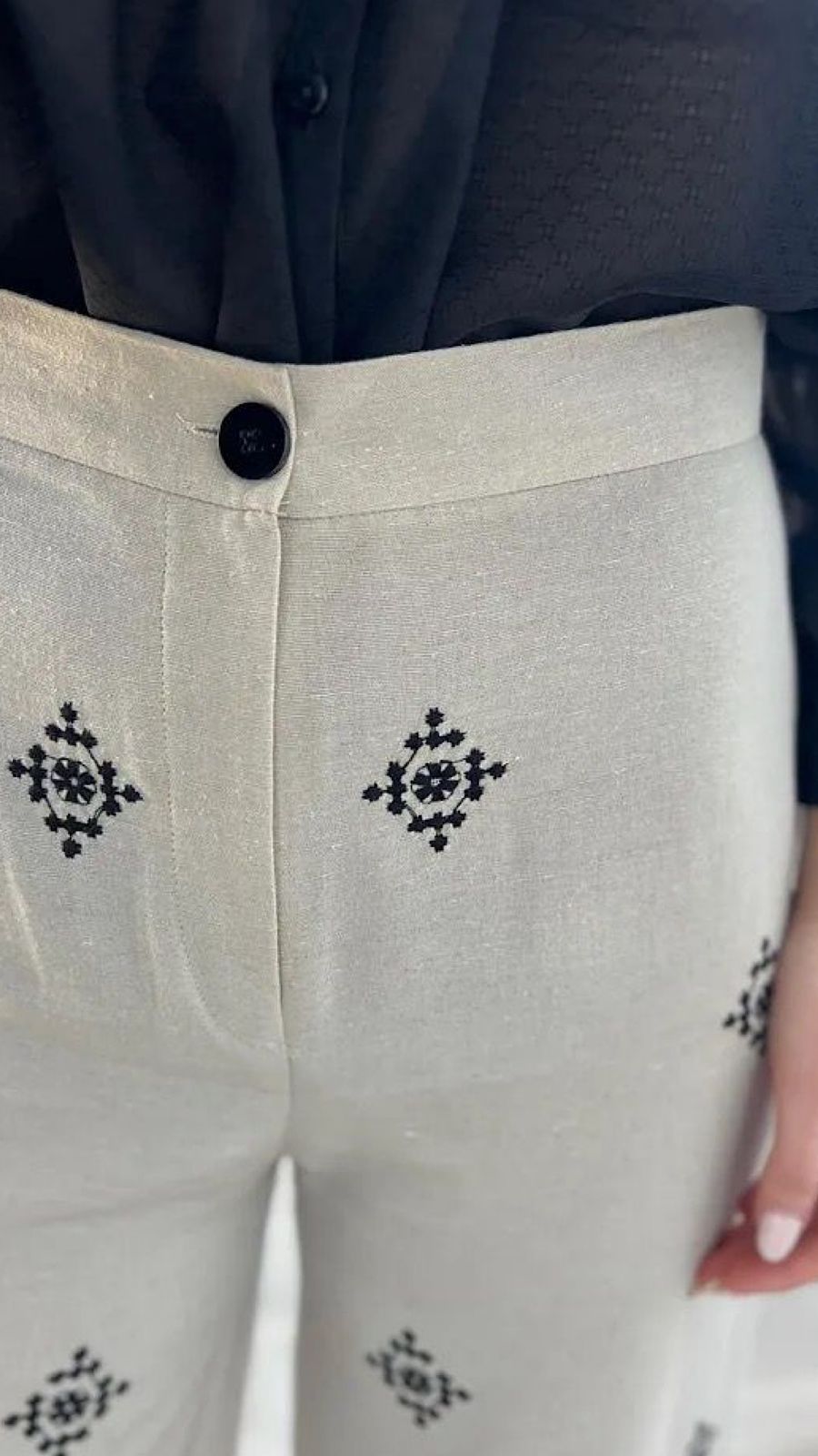 Embroidered Pants