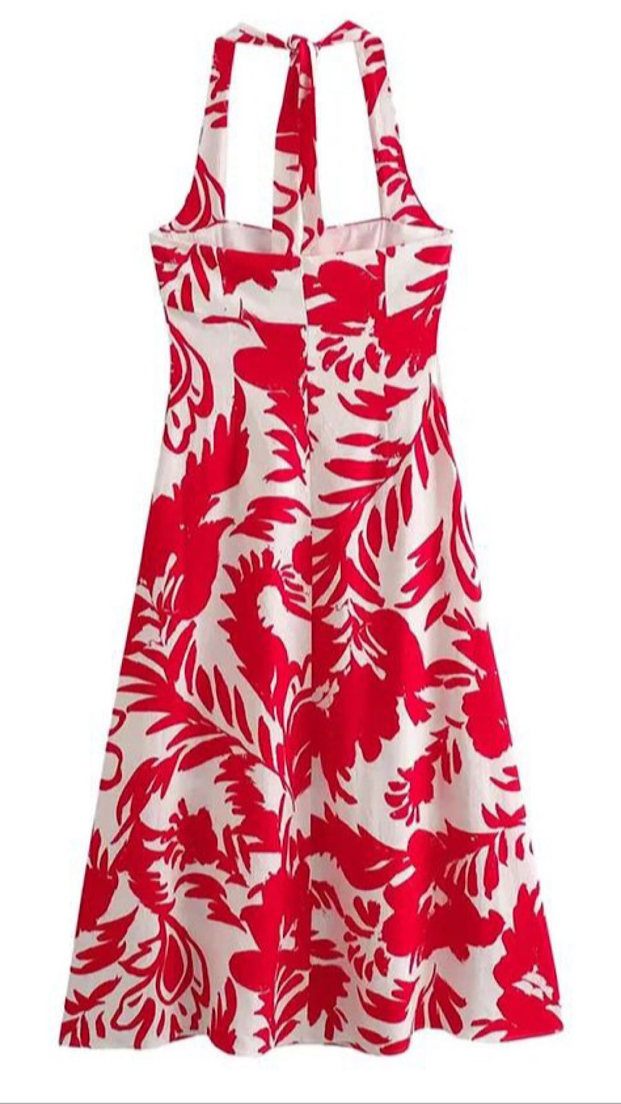 Printed Halter Dress