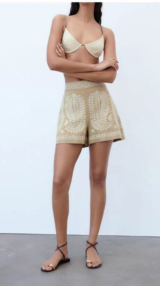 Embroidered Shorts (PRE ORDER)
