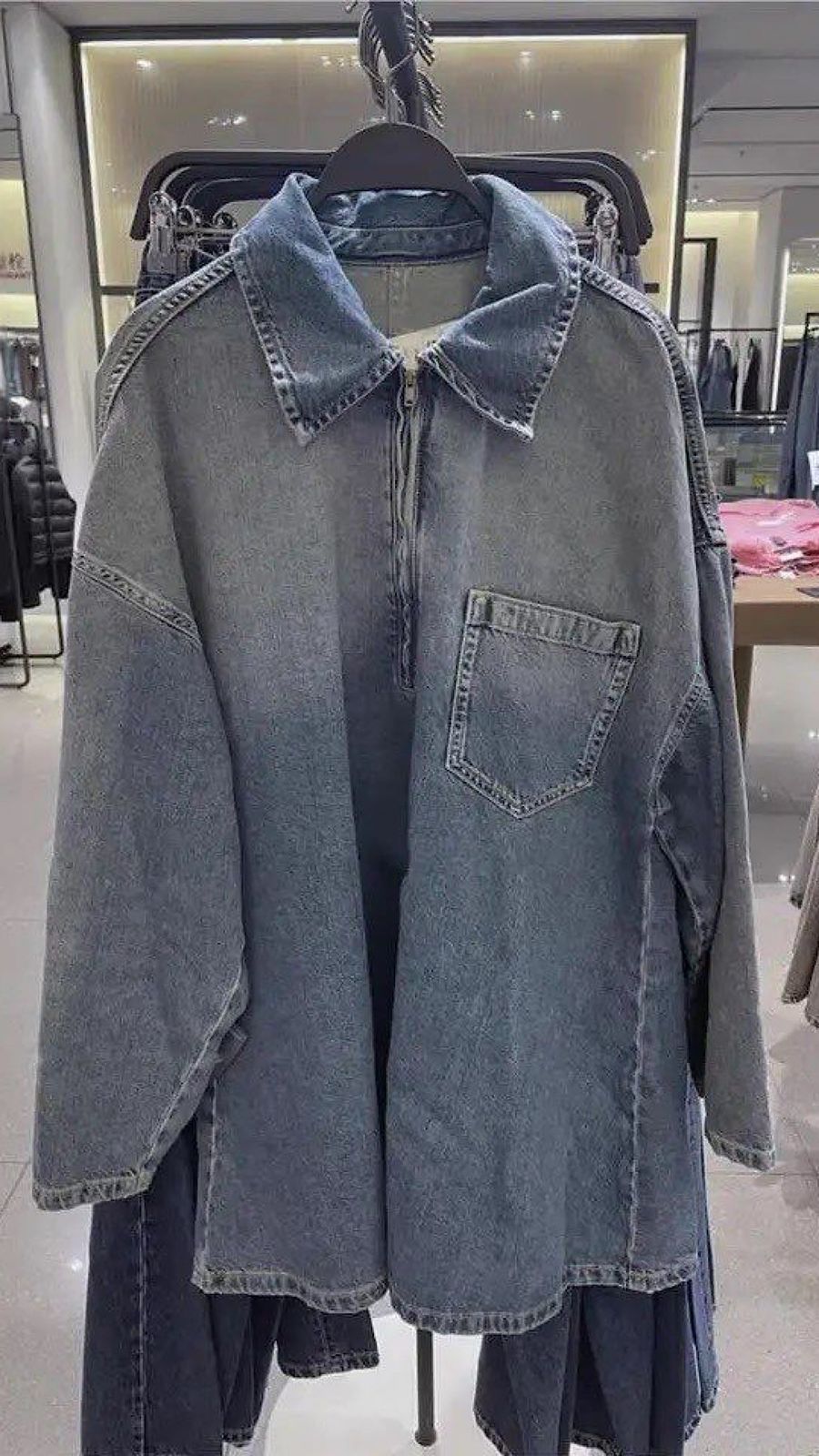 Loose Denim Dress