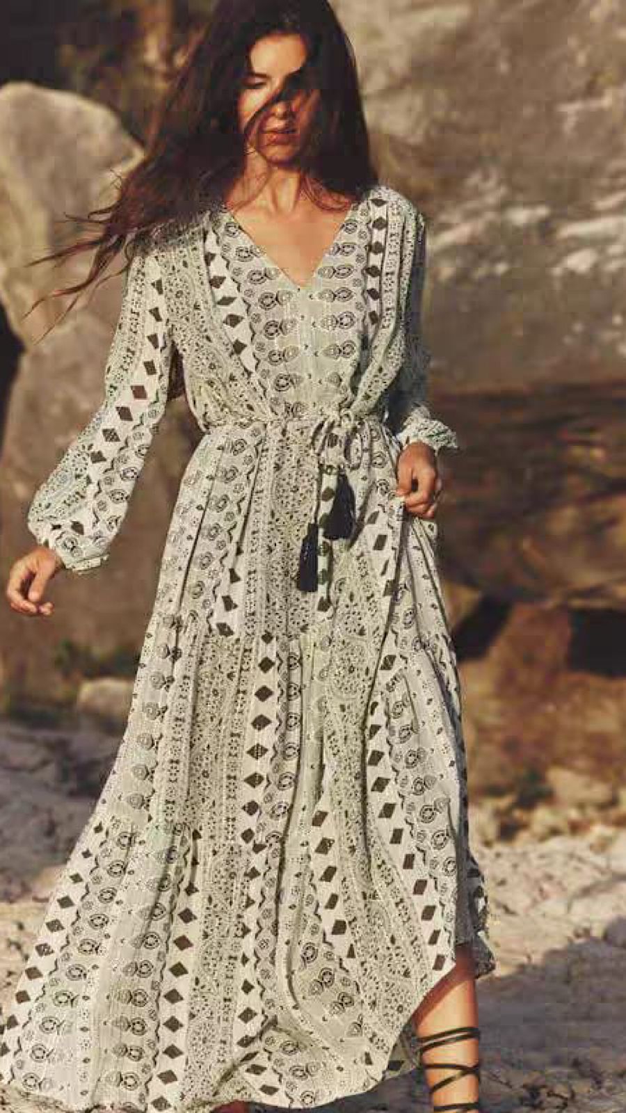 Printed Maxi Dress