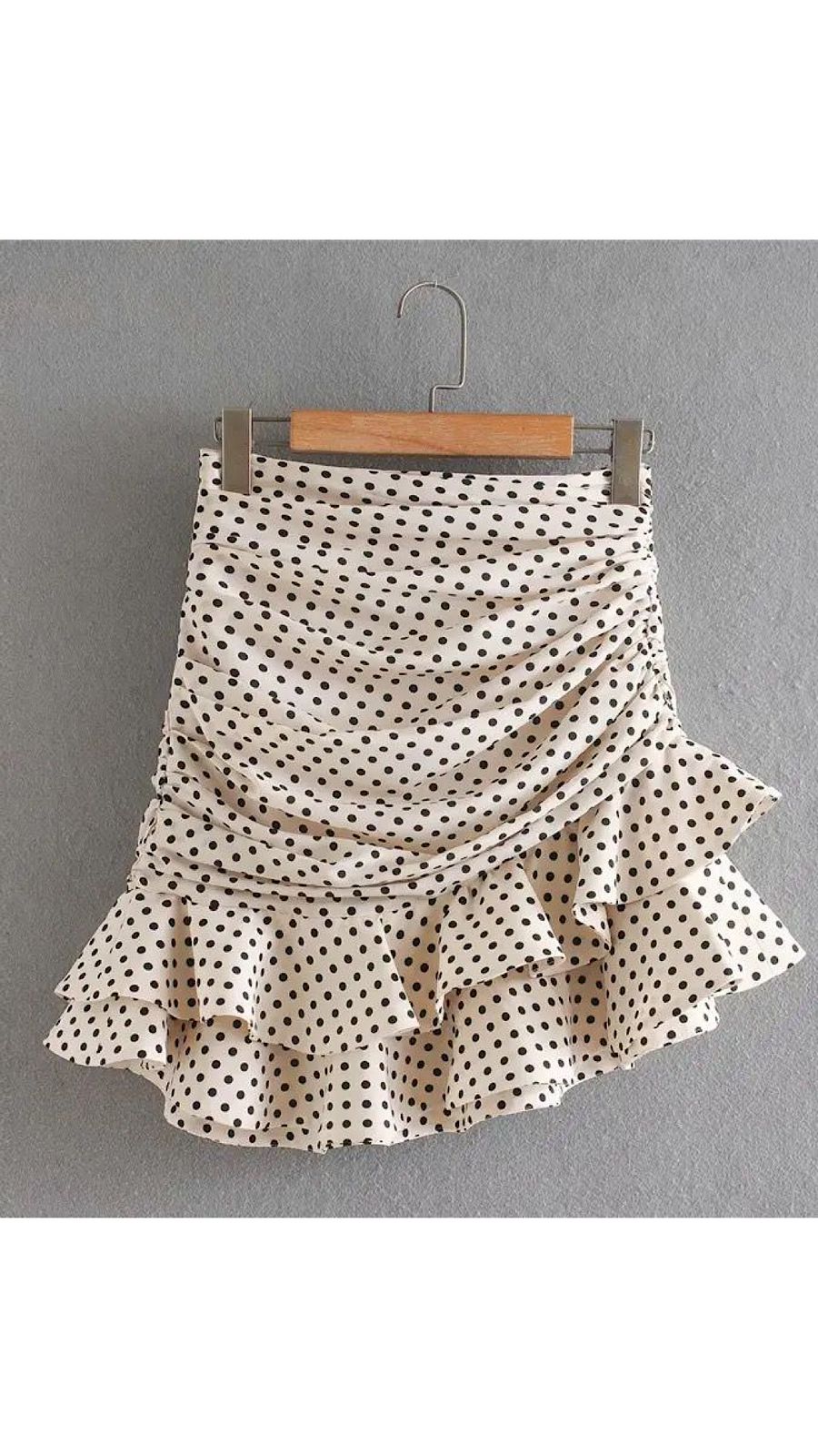 Polka Ruffle Skirt (PRE ORDER)