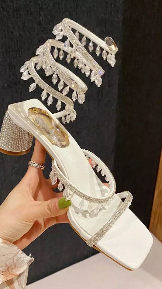 Embellished Rope Heels (PRE ORDER)