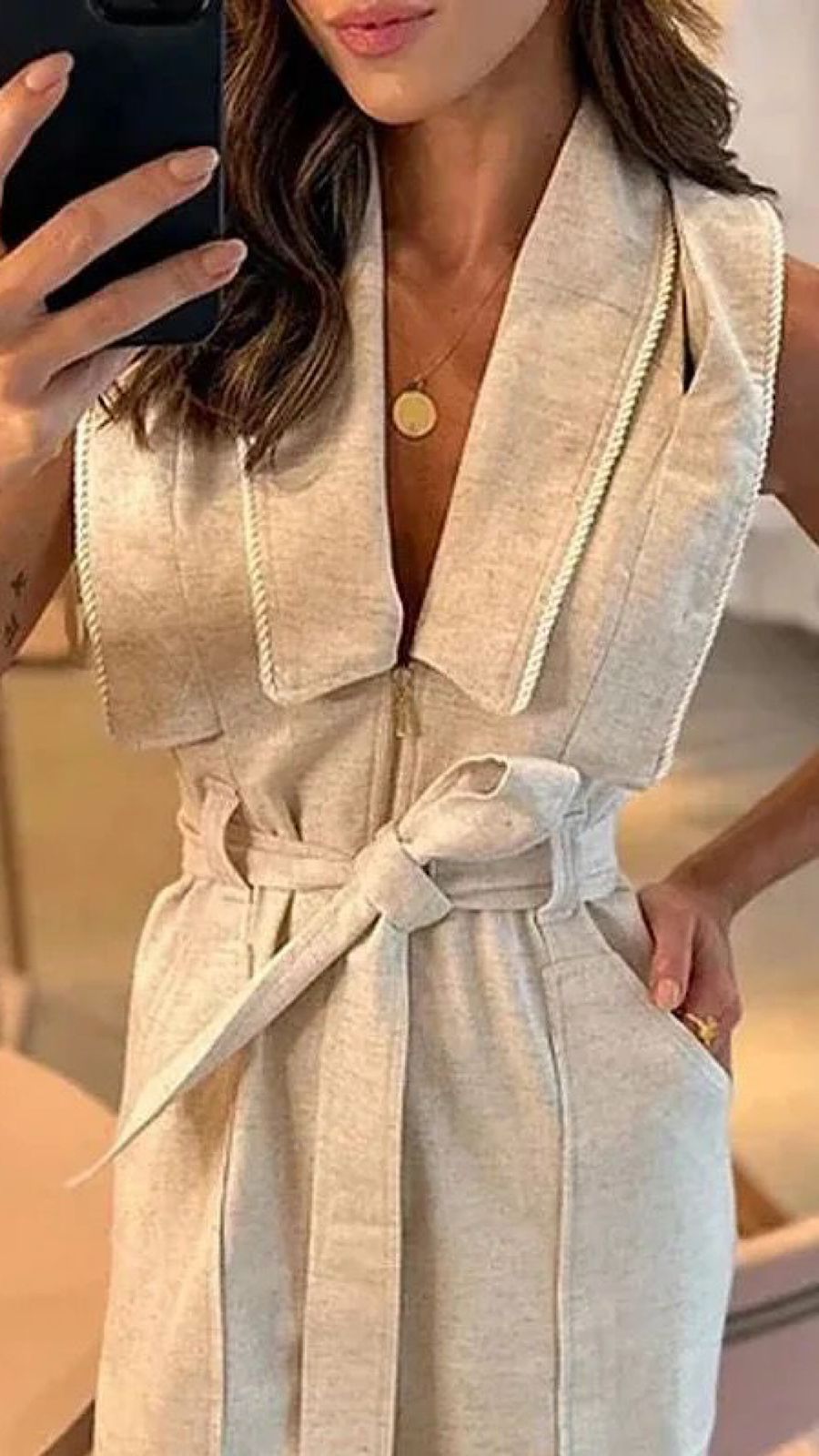 Belted Jumpsuit