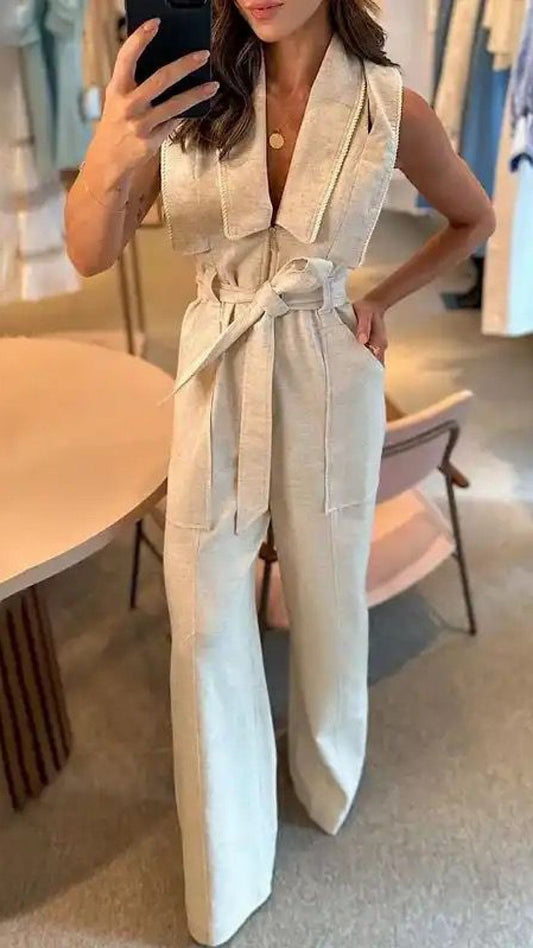 Belted Jumpsuit