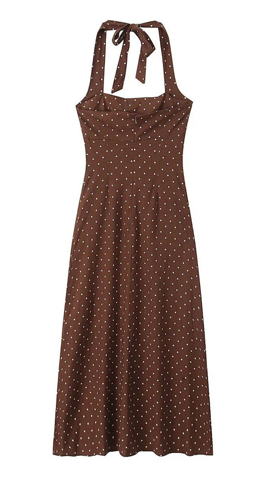 Polka Halter Dress